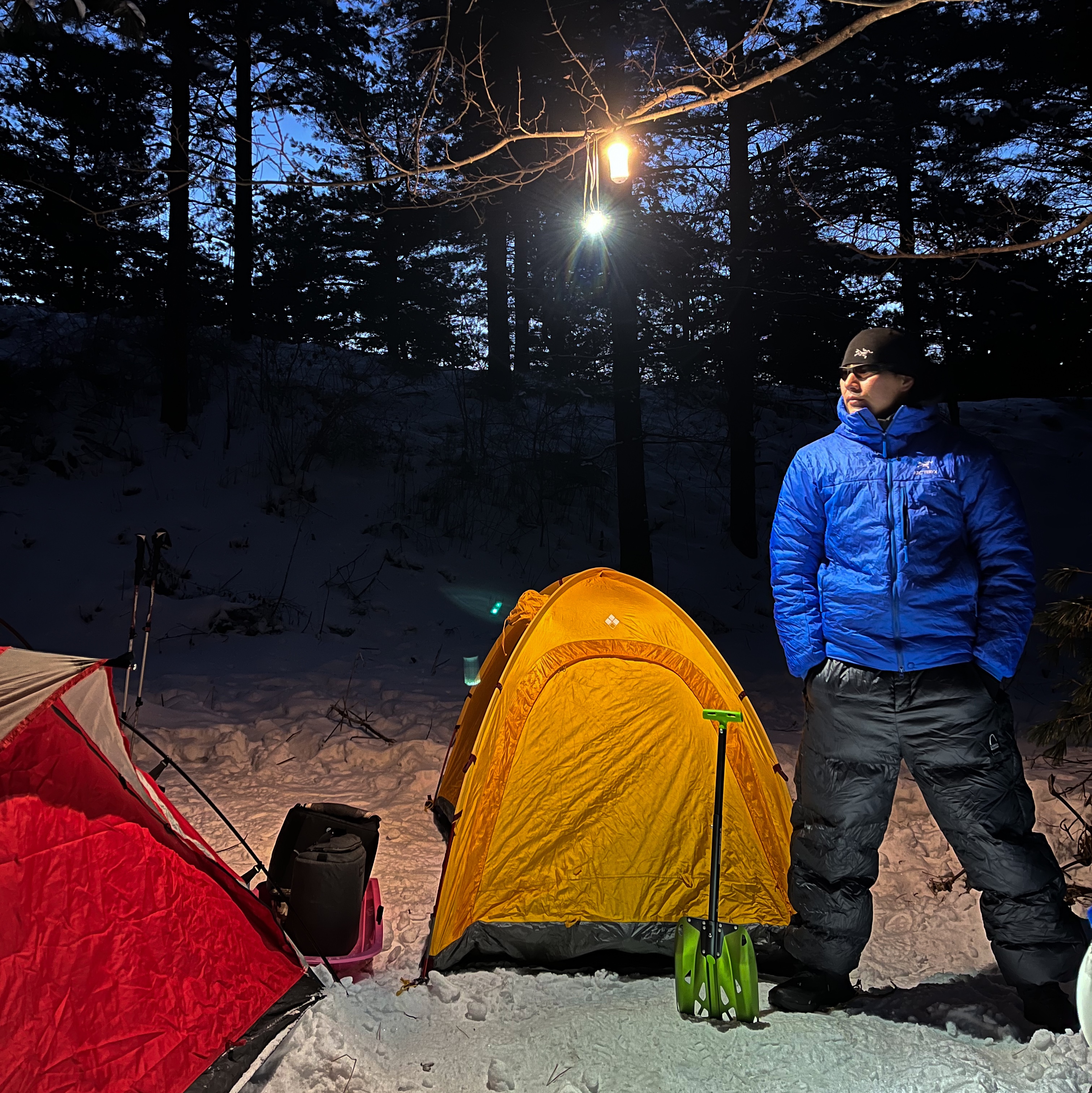 Arc'teryx Nuclei SV Parka  LT Vitality 착용 스타일