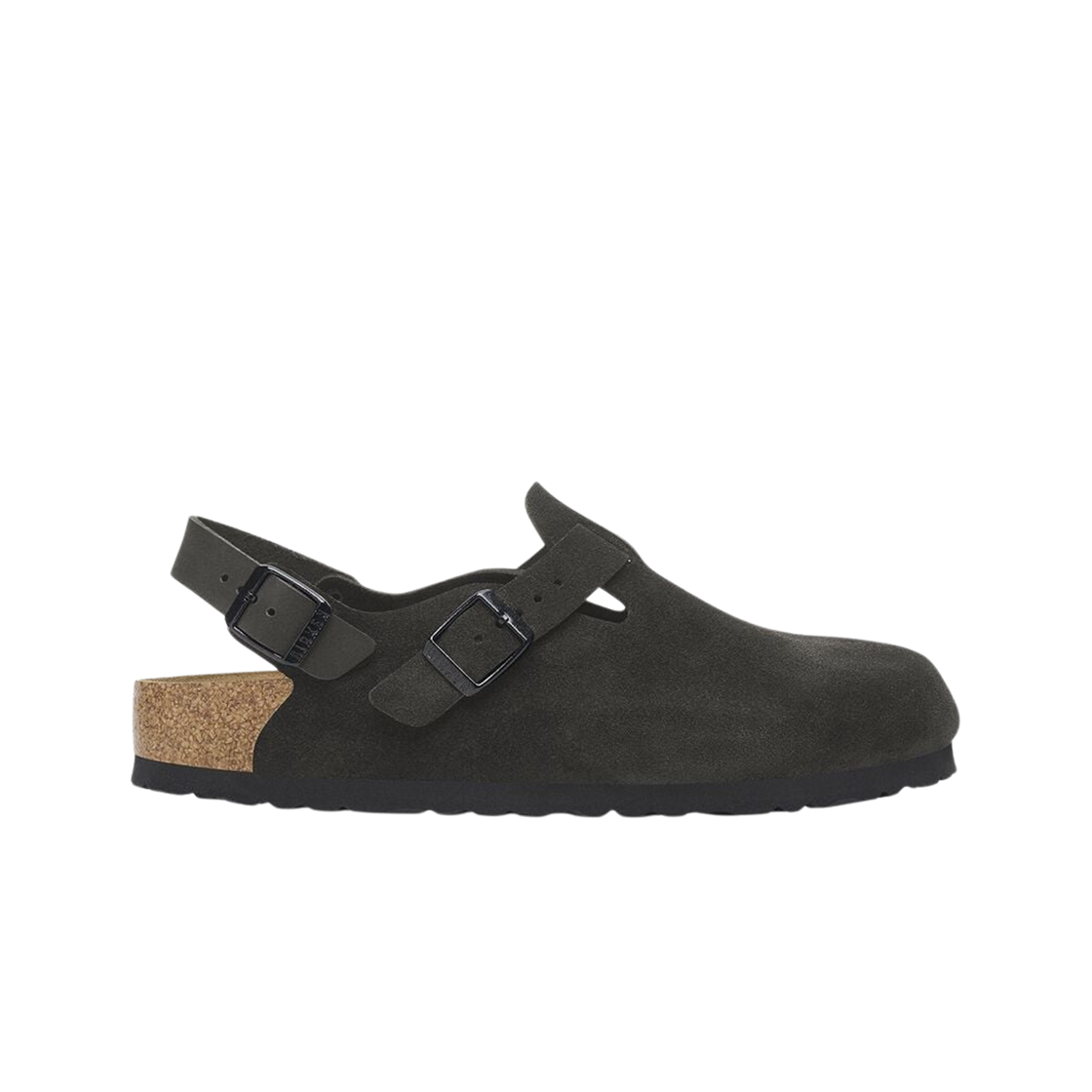 버켄스탁 토키오 스웨이드 레더 블랙 - 레귤러(Birkenstock Tokio Suede Leather Black - Regular)