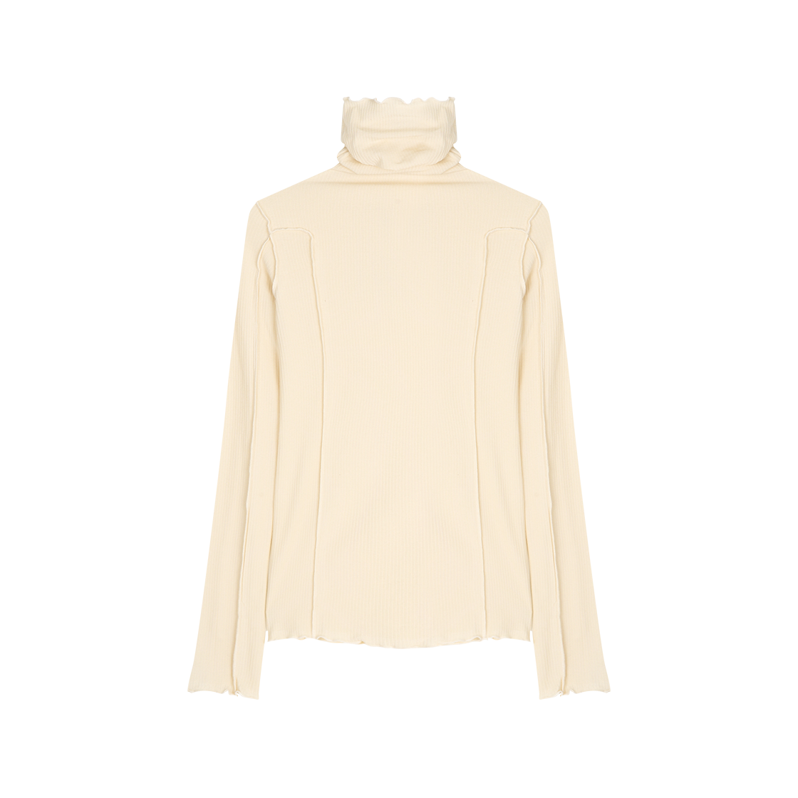 베이스레인지 우먼 오마토 터틀넥 오프 화이트 - 25SS(Baserange Women Omato Turtleneck Off White - 25SS)