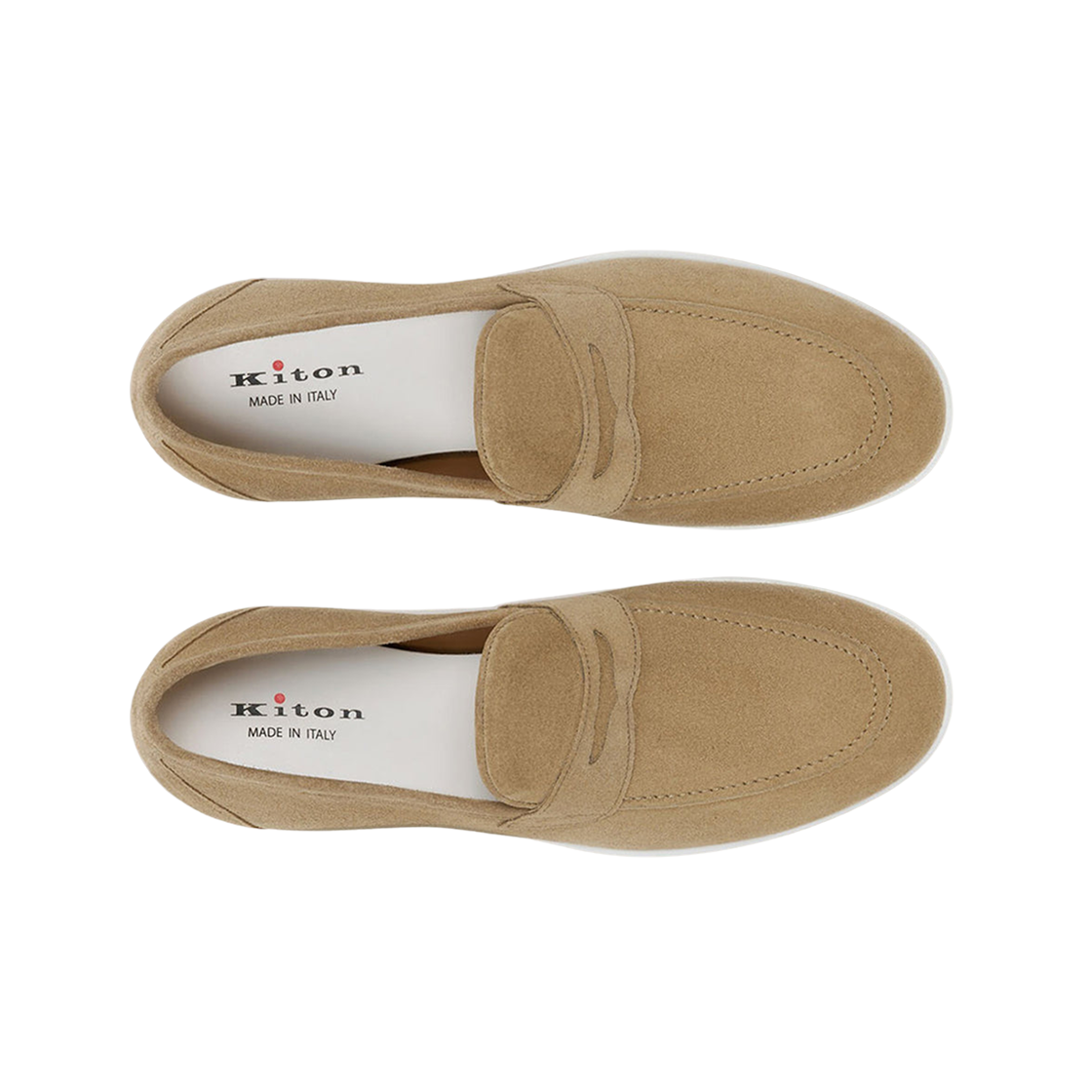 키톤 비텔로 모카시노 모카 베이지(Kiton Mocassino Moka In Vitello Beige) - 2