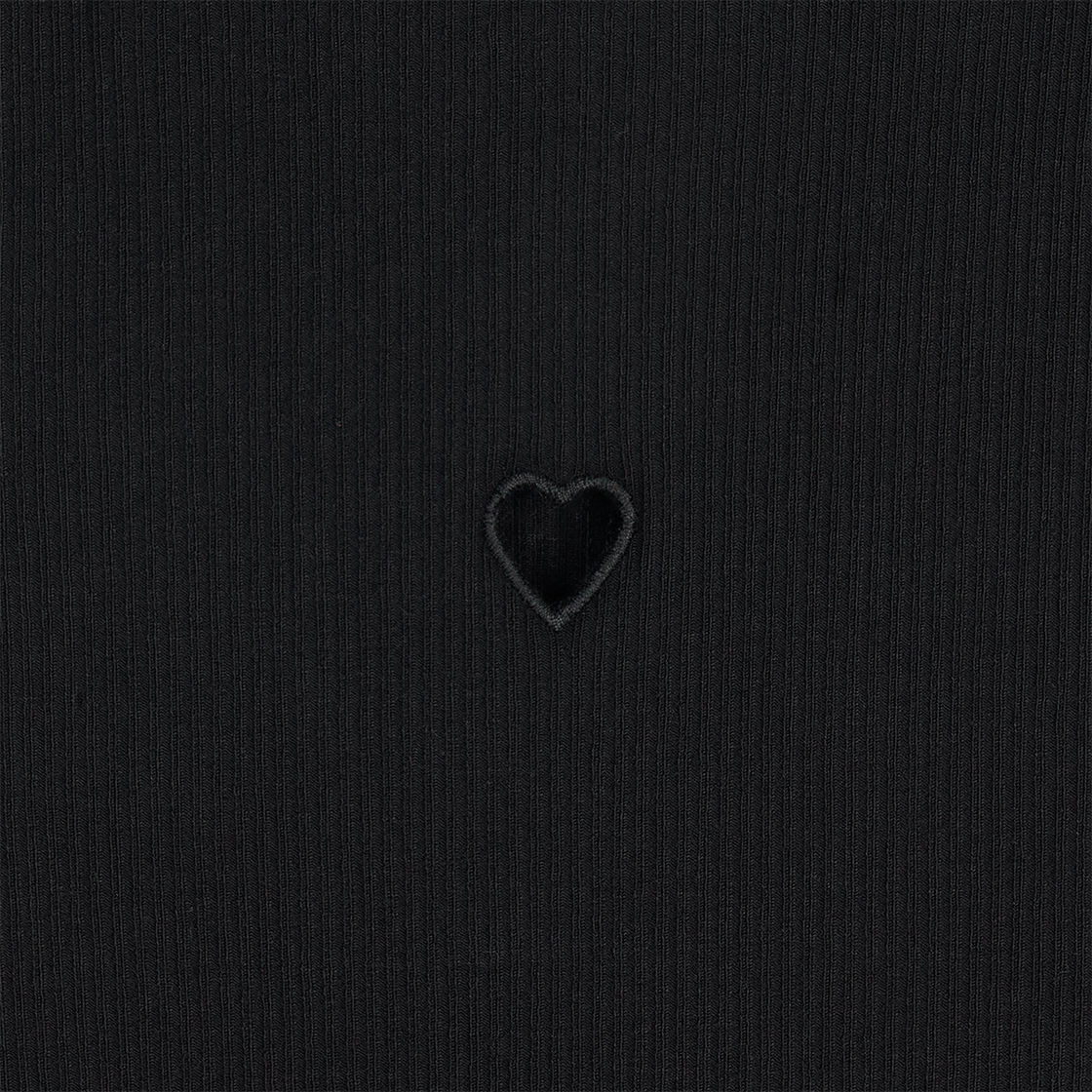 베이스레인지 우먼 하트 탱크 블랙 - 25SS(Baserange Women Heart Tank Black - 25SS) - 5