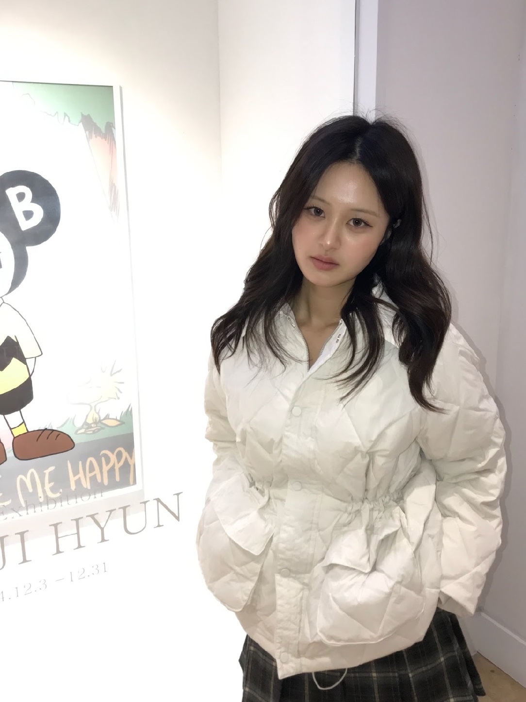 Siyazu SIOT4127 Duck Down Quilting Hunting Jacket Ivory, Siyazu SIOT4127 Duck Down Quilting Hunting Jacket Black 착용 스타일 - 1