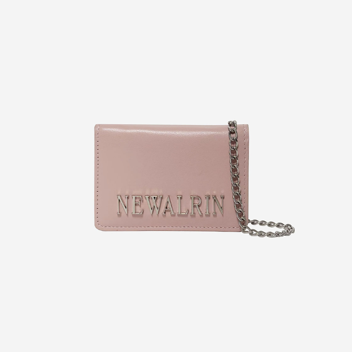 뉴얼린 리얼가죽 지갑 체인백 베이비핑크(Newalrin Leather Wallet chain Bag BabyPink) - 2