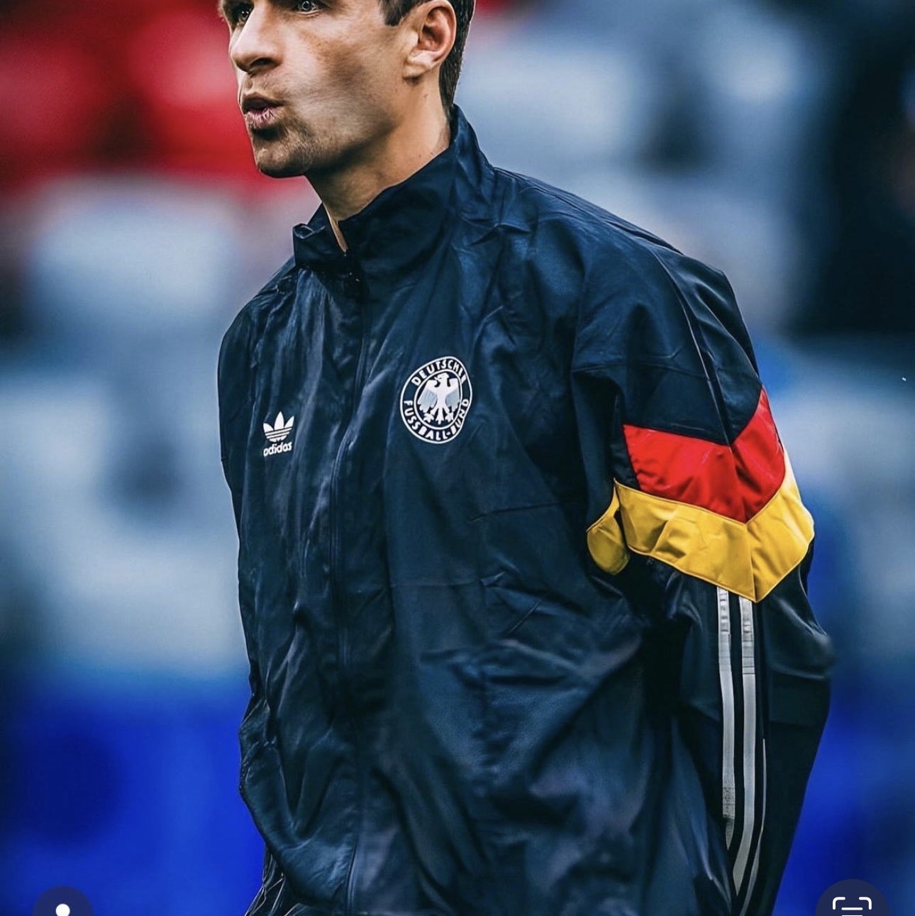 Adidas Originals Germany Track Top Black - KR Sizing 착용 스타일