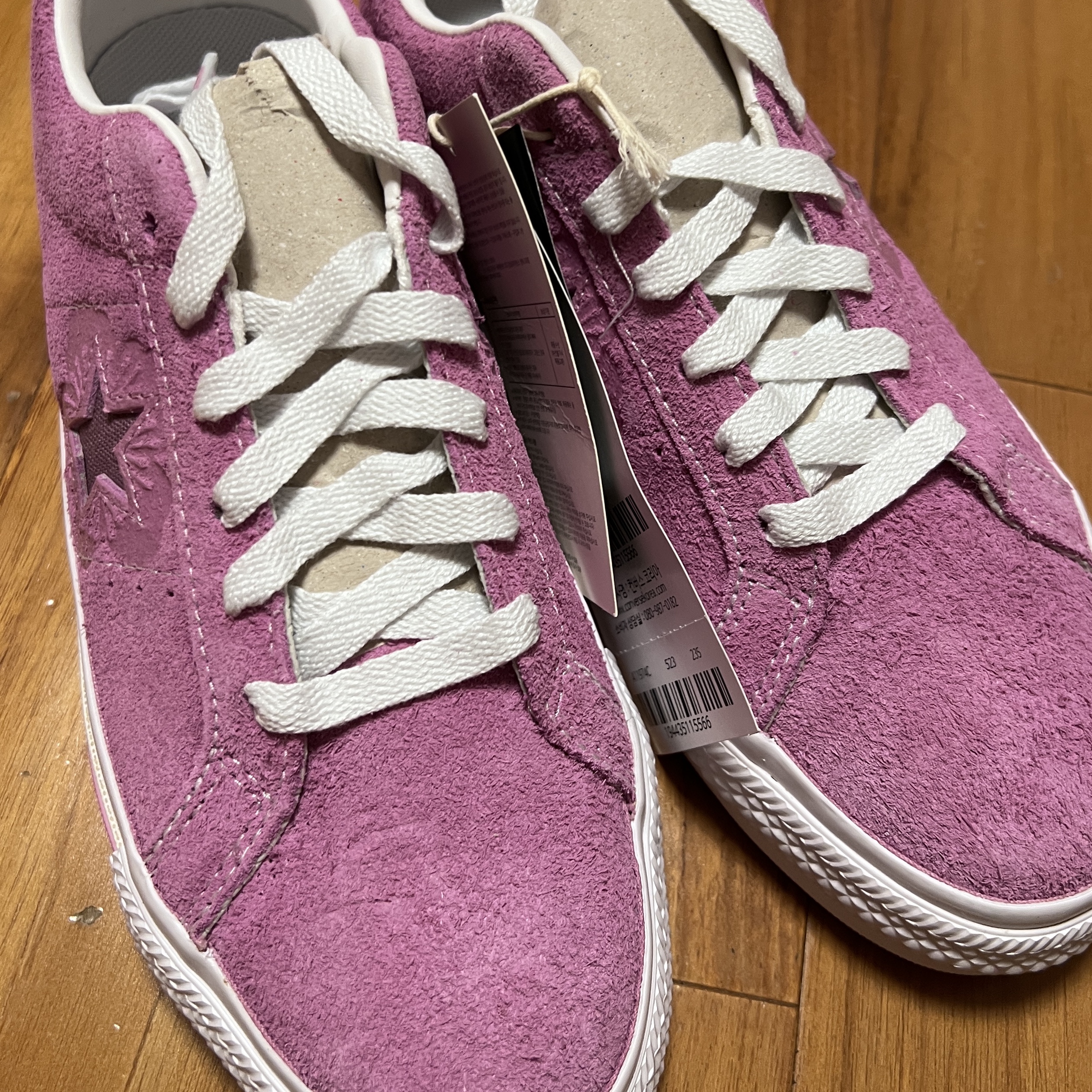 Converse One Star Pro Flower Light Orchid 착용 스타일