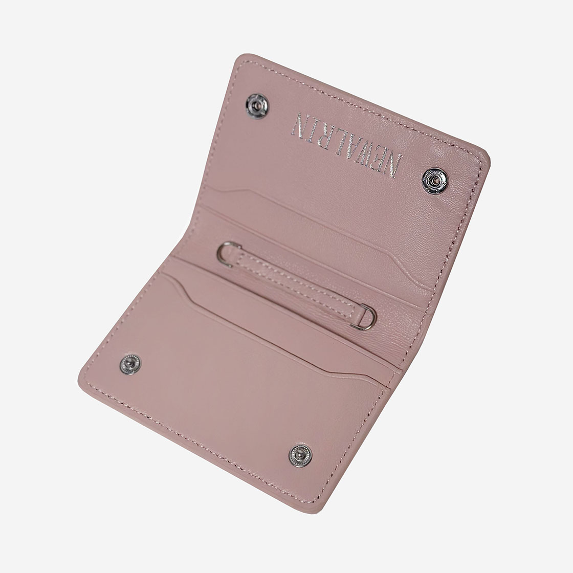 뉴얼린 리얼가죽 지갑 체인백 베이비핑크(Newalrin Leather Wallet chain Bag BabyPink) - 3