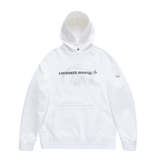 L15UTH021WHT LOCKHEED MARTIN LM Graphic Hoodie White