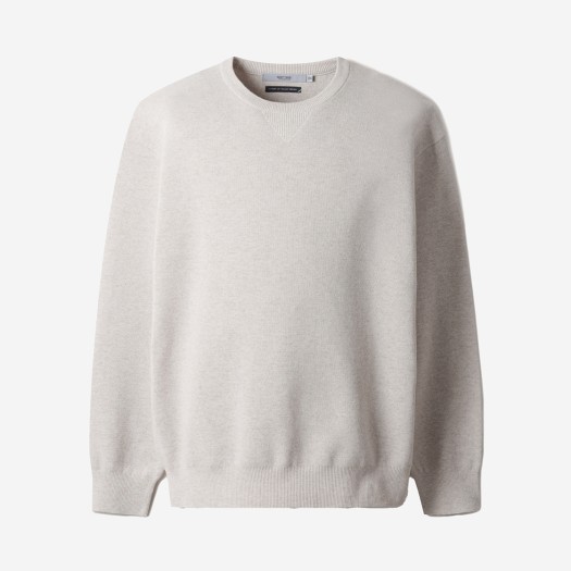 SAWAS25111IVX Series Eco Cotton Crewneck Sweater Ivory