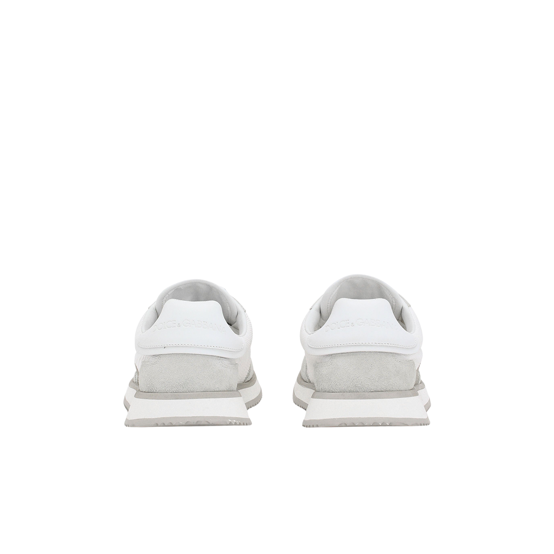 (W) 돌체 앤 가바나 믹스 소재 DG 쿠션 스니커즈 화이트((W) Dolce & Gabbana Mixed Material DG Cushion Sneakers White) - 3