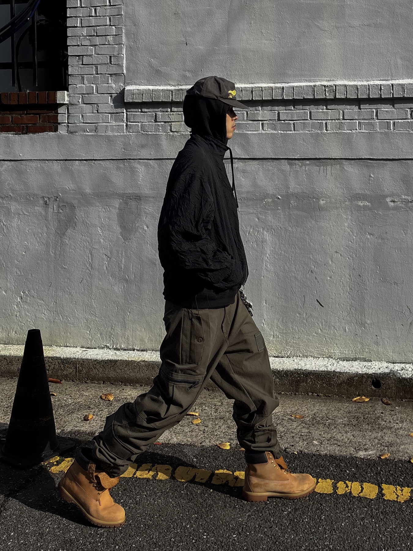 Wapworks Arctic Suspender Pants Khaki, Timberland Premium 6 inch Waterproof Boot Wheat Nubuck - Wide 착용 스타일 - 3