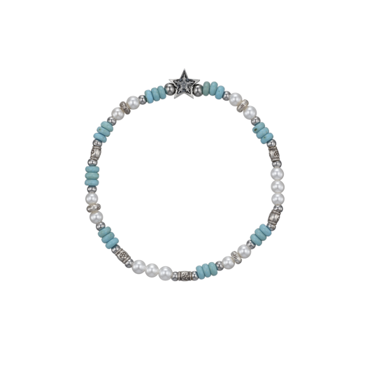 ブレスレット SCUDO White Pearl Sea Star Beads 스쿠도 화이트 펄 씨 스타 비즈 | SCUDO | KREAM