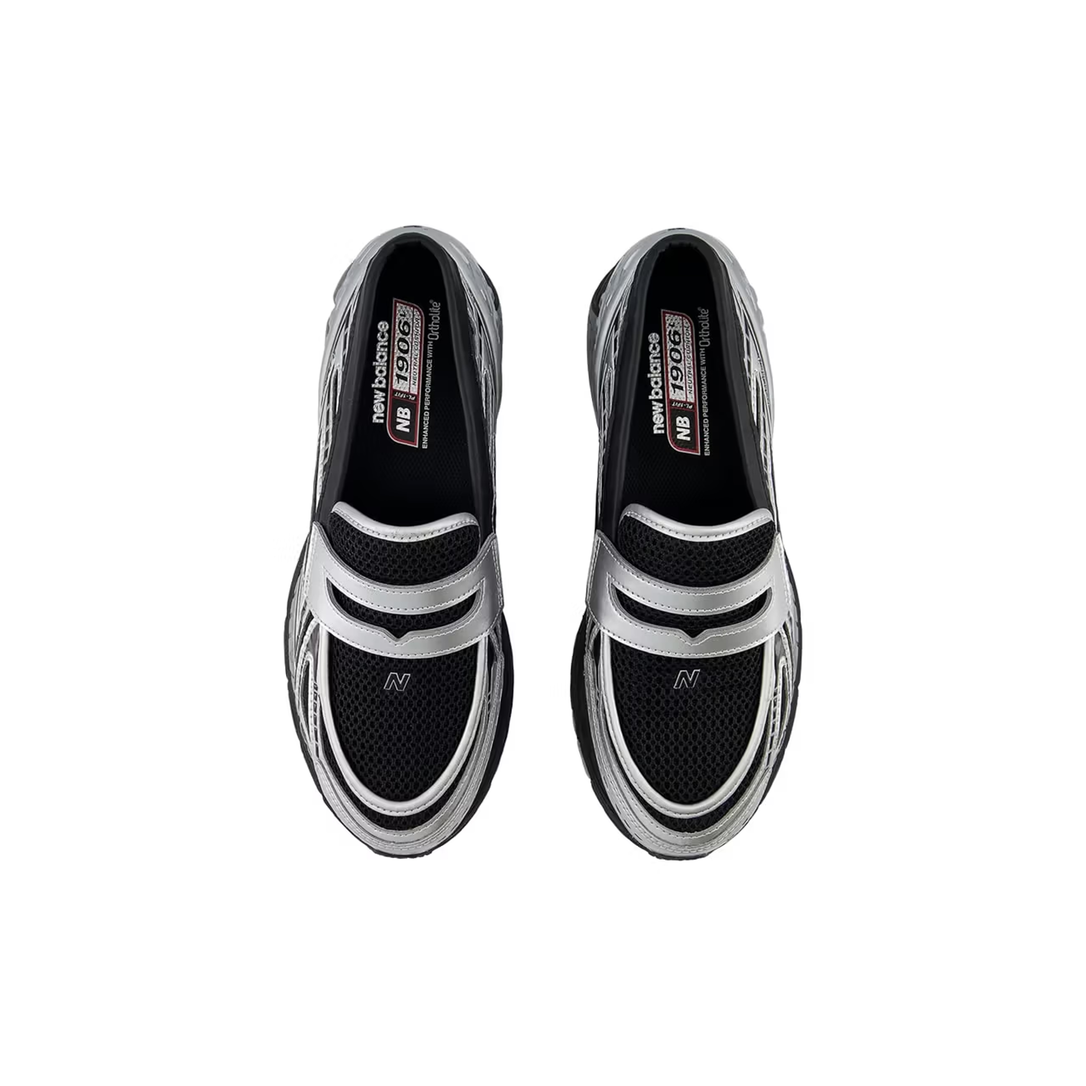 New Balance 1906L Silver Metallic Black 착용 스타일 - 3