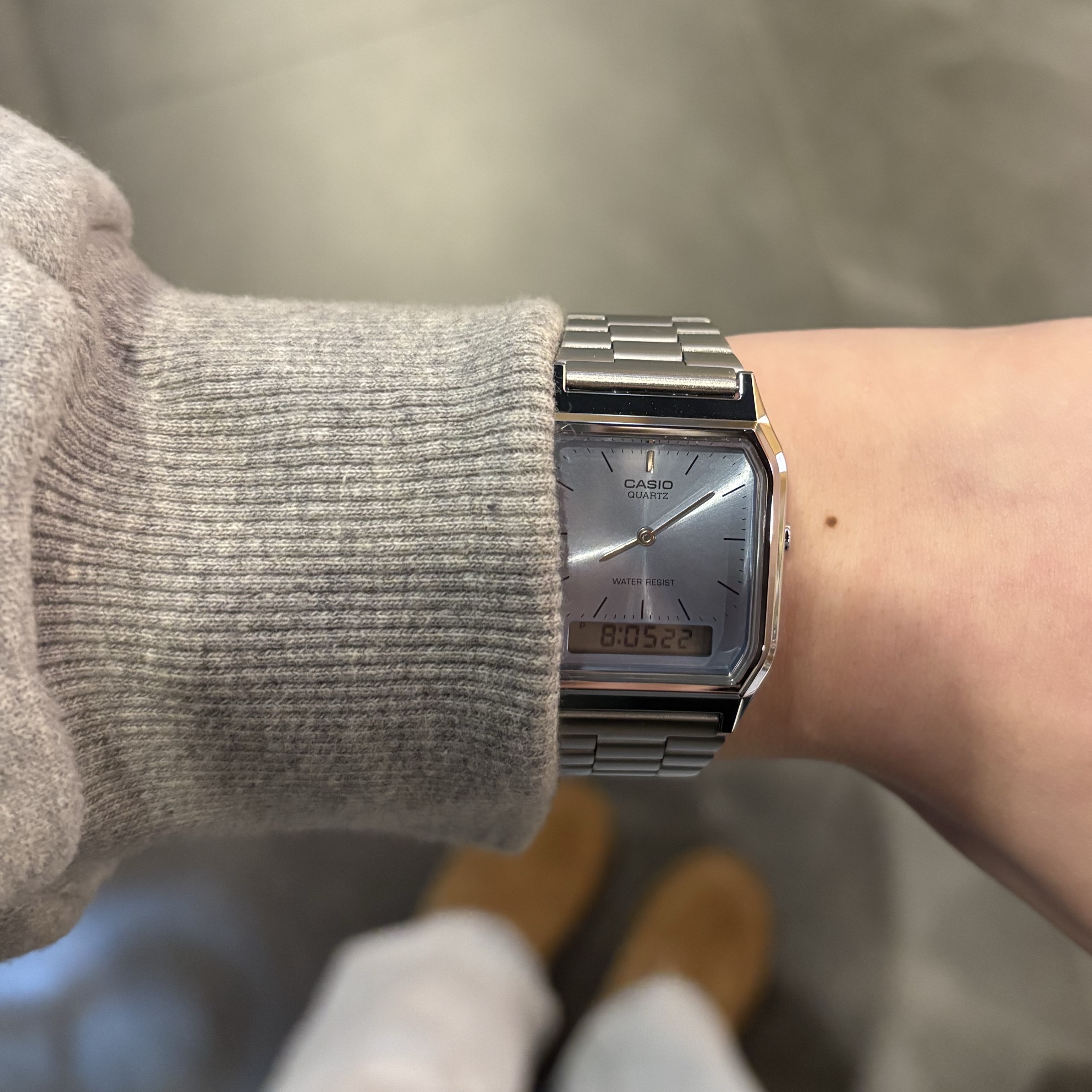 Casio AQ-230A-2A1MQY 착용 스타일