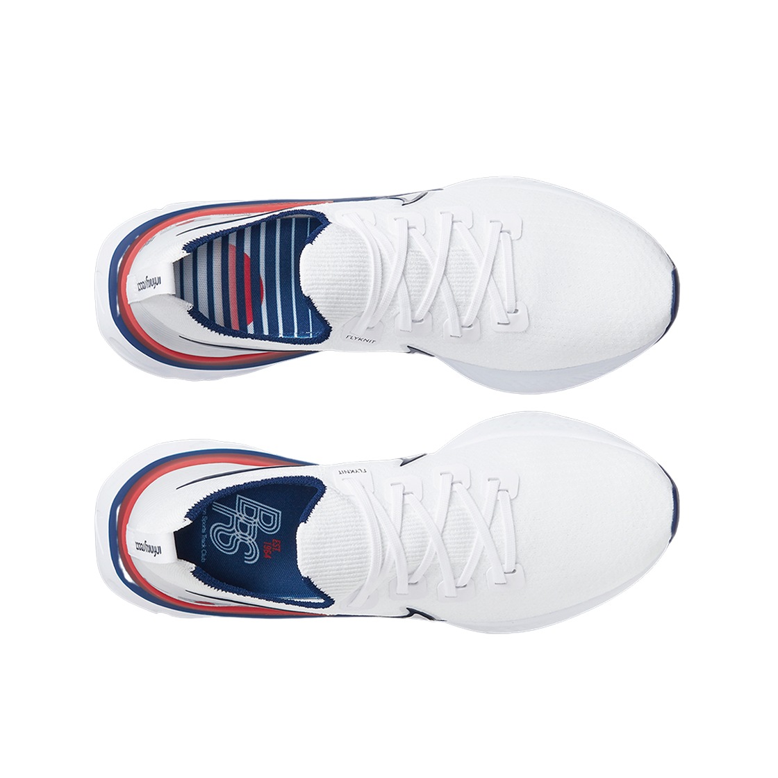 나이키 리액트 인피니티 런 플라이니트 화이트 트랙 레드(Nike React Infinity Run Flyknit White Track Red) - 2