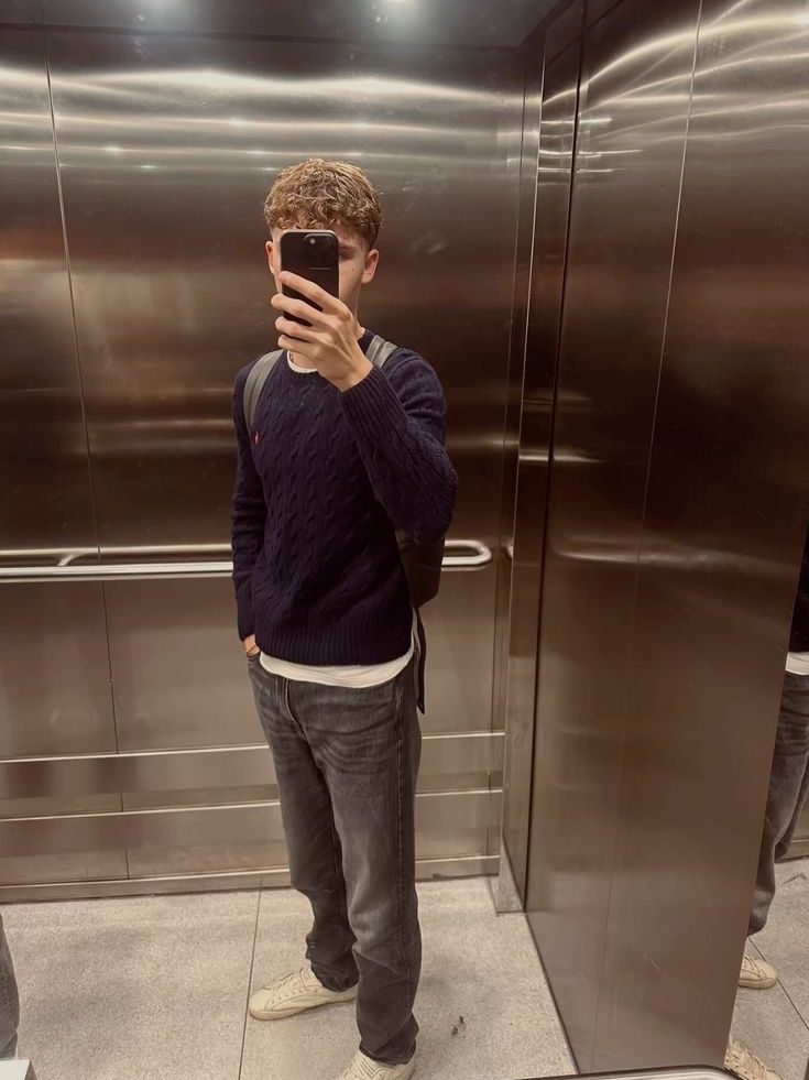 [30%적립] Polo Ralph Lauren Cable Knit Wool Cashmerer Sweater Andover Cream, [30%적립] Polo Ralph Lauren Cable Knit Cotton Sweater Grey 착용 스타일 - 5
