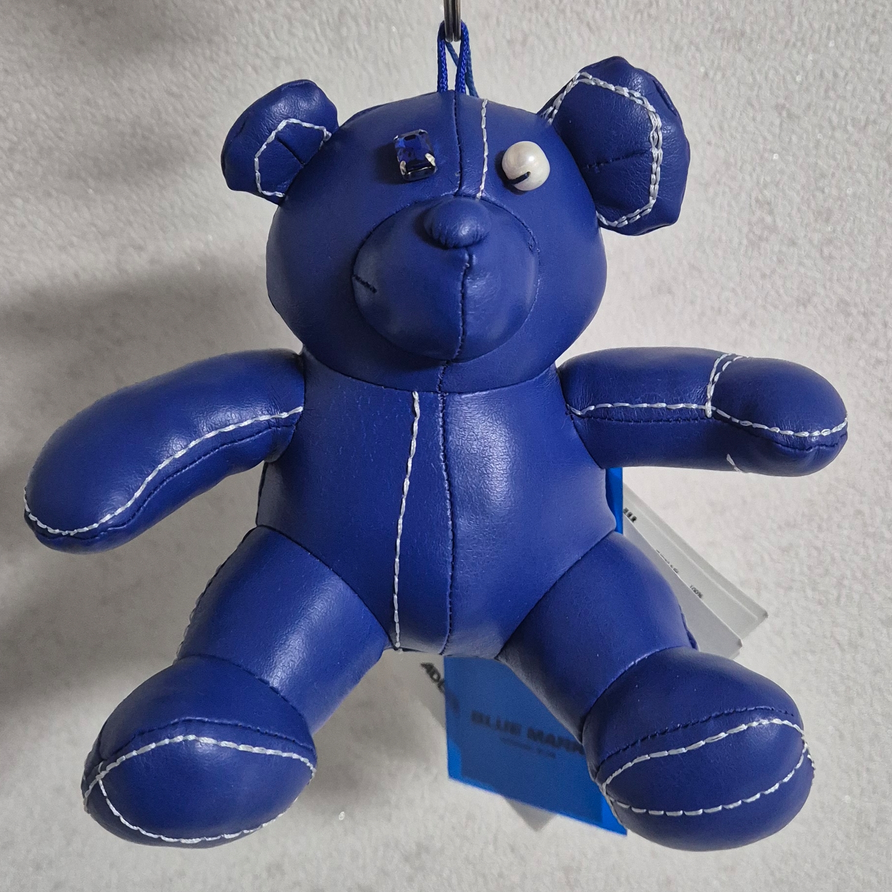 Ader Error Addy Bear Keyring Z-Blue 착용 스타일 - 1