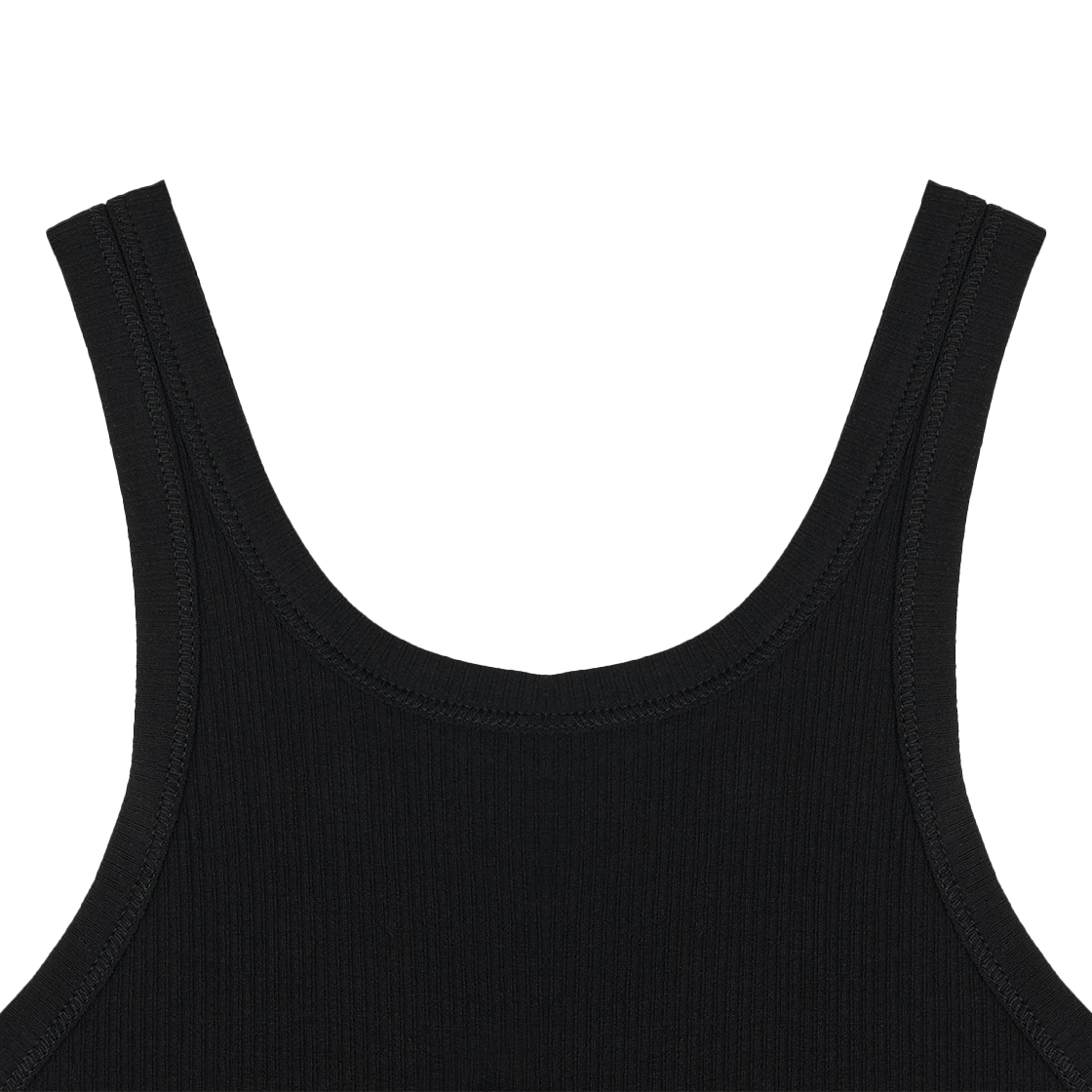 베이스레인지 우먼 하트 탱크 블랙 - 25SS(Baserange Women Heart Tank Black - 25SS) - 3
