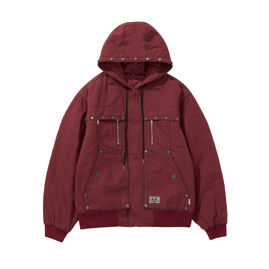 트루릴리젼 마스터 헌터 점퍼 버건디(True Religion Master Hunter Jumper Burgundy)