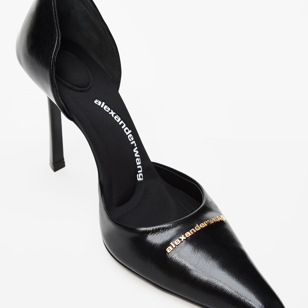 (W) Alexander Wang Viola 105 Pumps in Capretto Black 착용 스타일 - 1