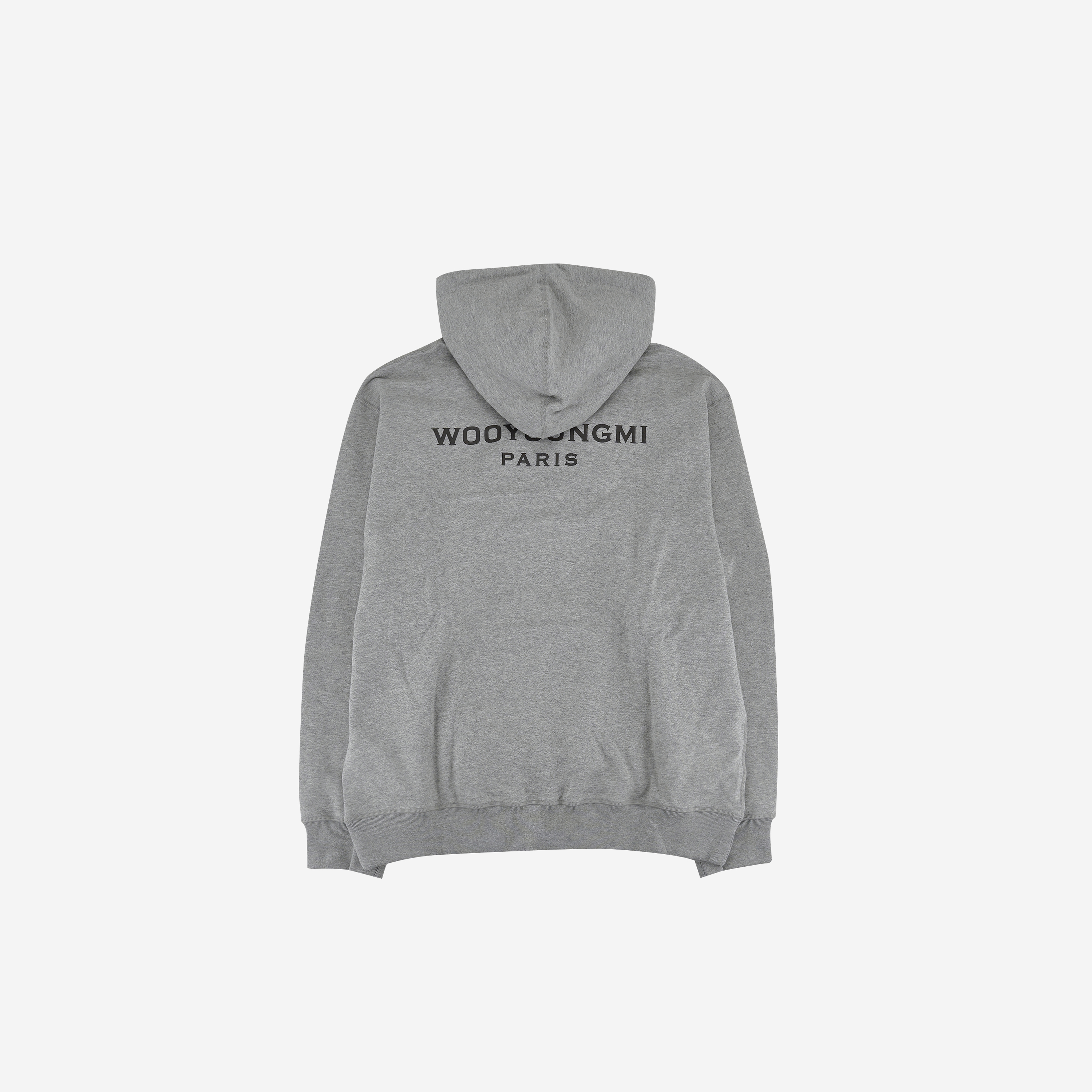 Wooyoungmi Back Logo Hoodie Gray - 24FW