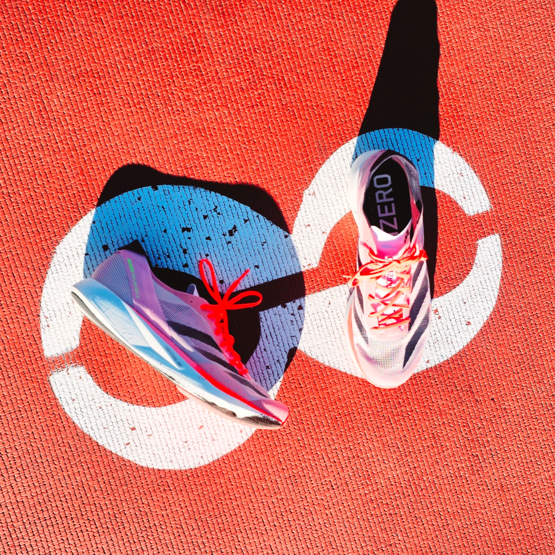 Adidas Adizero Takumi Sen 10 Pink Spark Aurora Met 착용 스타일
