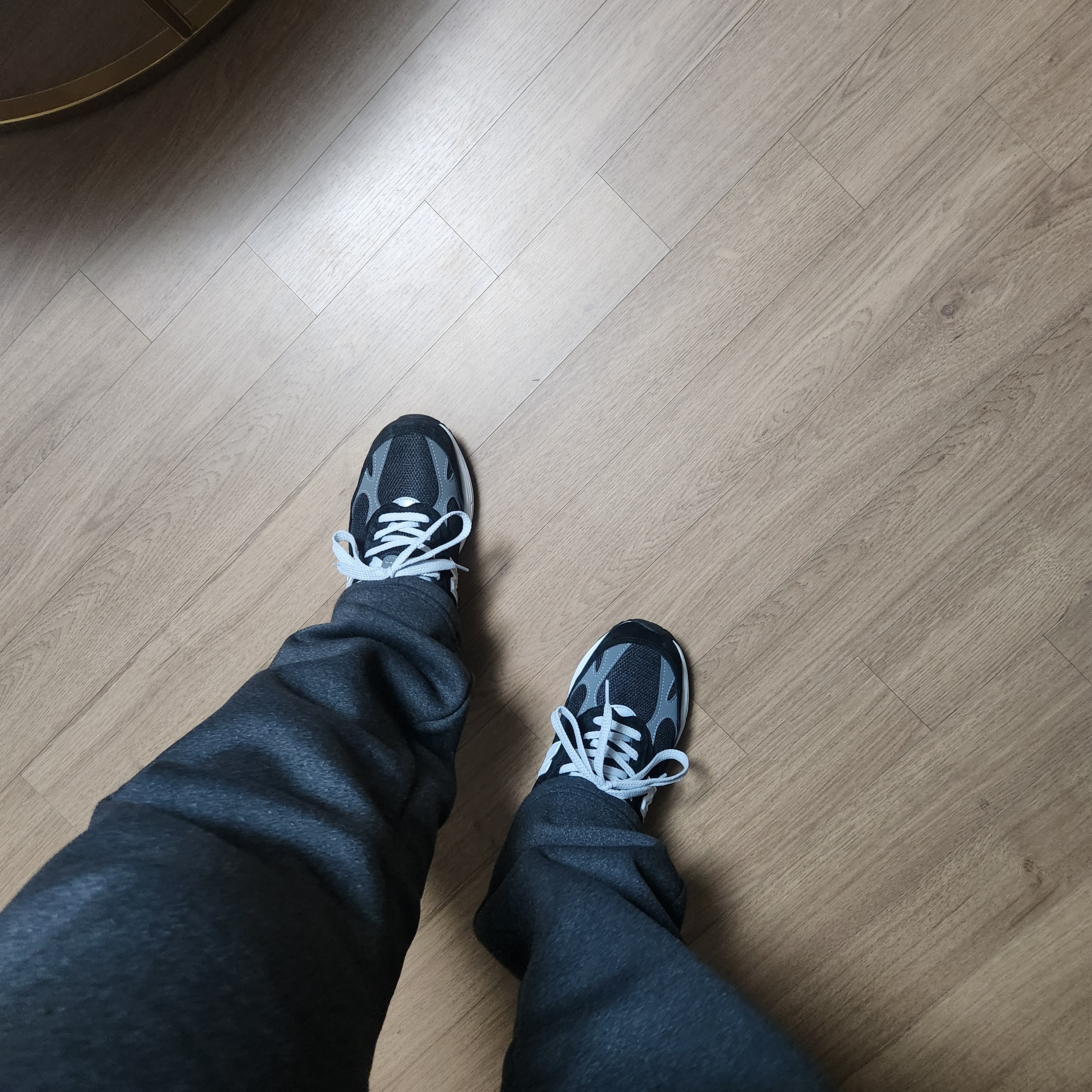 New Balance 993 Made in USA Black - D Standard 착용 스타일
