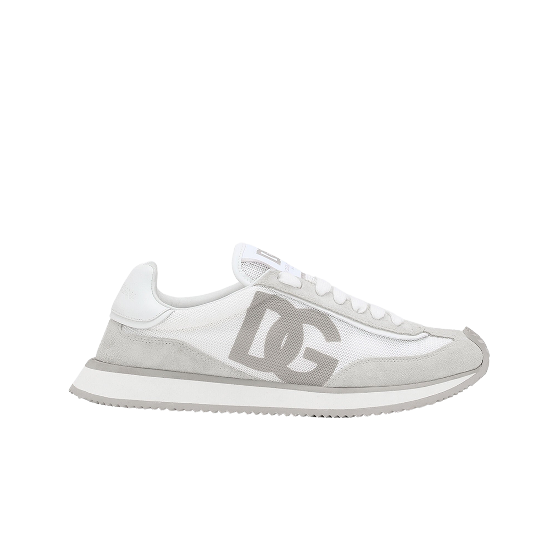 CK2288A53558B930 (W) Dolce & Gabbana Mixed Material DG Cushion Sneakers White