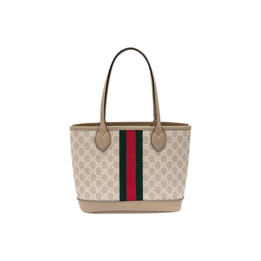 Gucci Ophidia GG Small Tote Bag Beige White