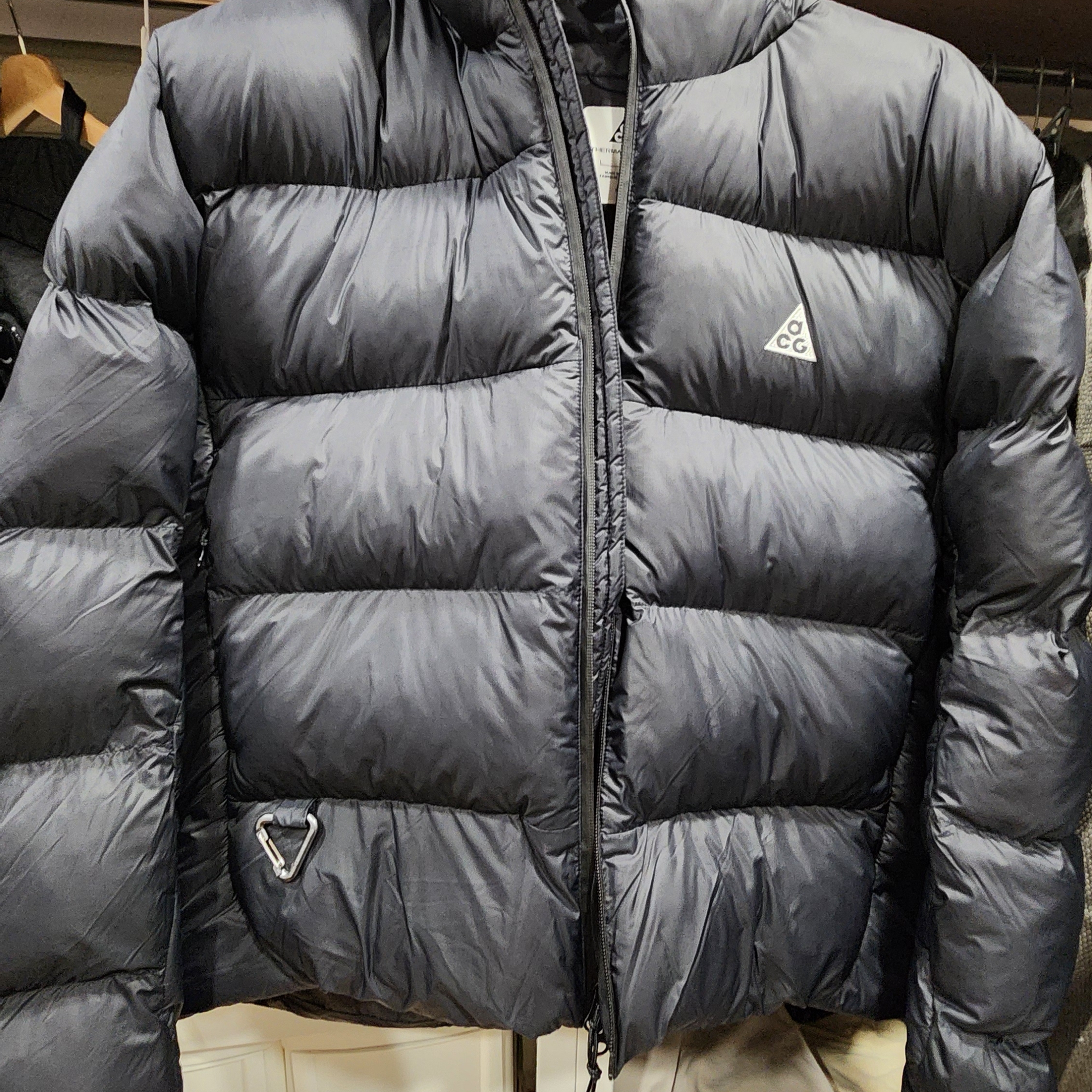Nike ACG Therma-Fit ADV Lunar Lake Loose Hooded Jacket Black Summit White - Asia 착용 스타일 - 1