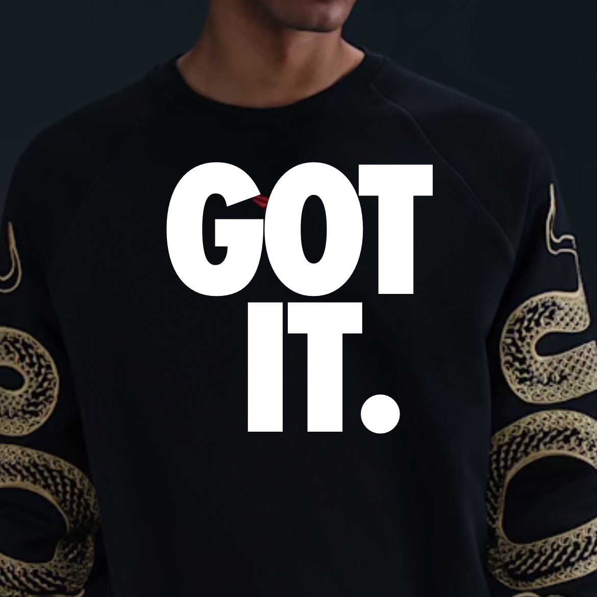 Nike Kobe Year of Mamba Therma-Fit Basketball Crew-Neck Sweatshirt Black (HQ4698-010) 착용 스타일