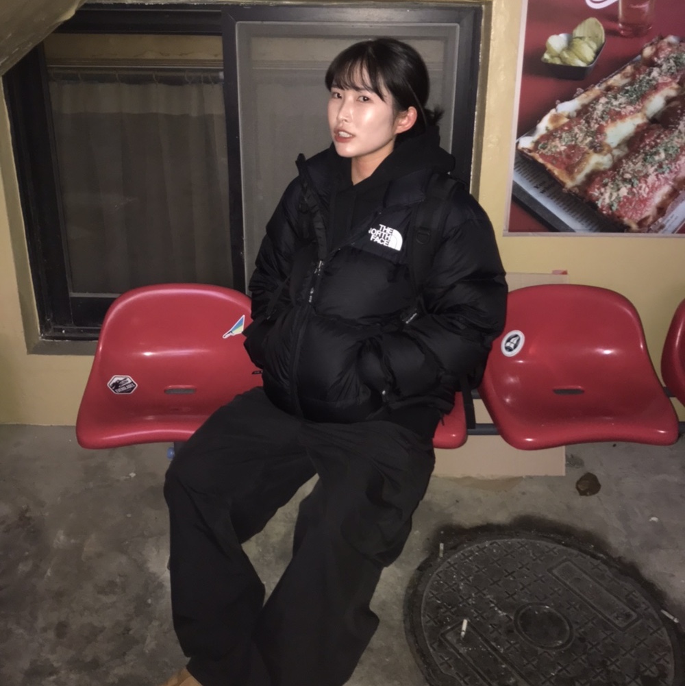 The North Face 1996 Eco Nuptse Jacket Black, The North Face 1996 Retro Nuptse Jacket Black 착용 스타일 - 2
