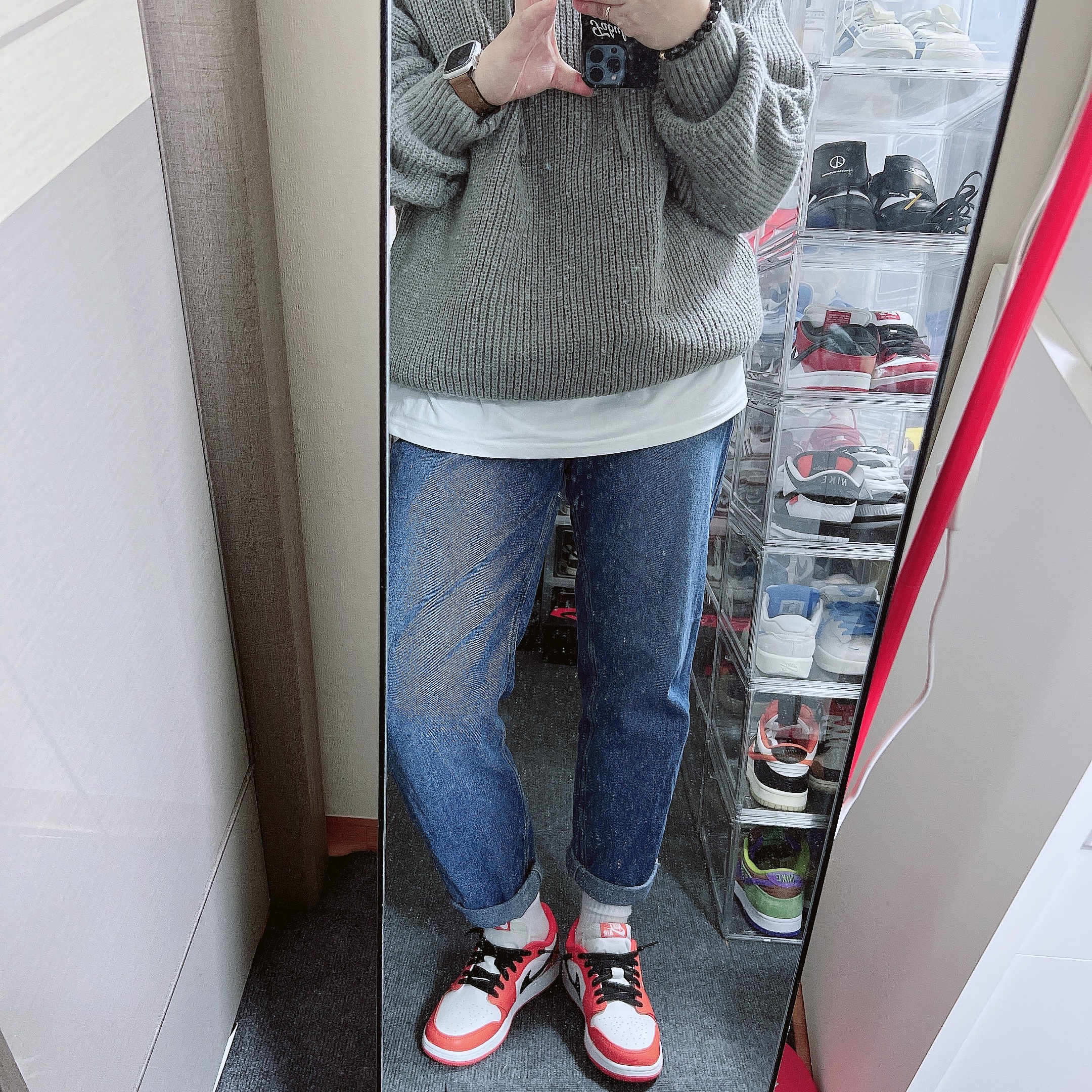 (GS) Jordan 1 Low OG Starfish 착용 스타일 - 5