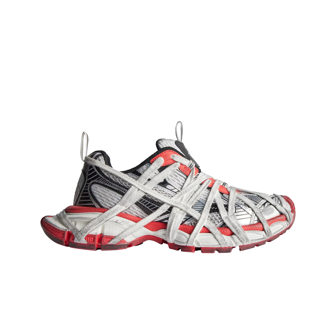 발렌시아가 3XL 익스트림 레이스 스니커즈 그레이 레드(Balenciaga 3XL Extreme Lace Sneakers Grey Red) - 1