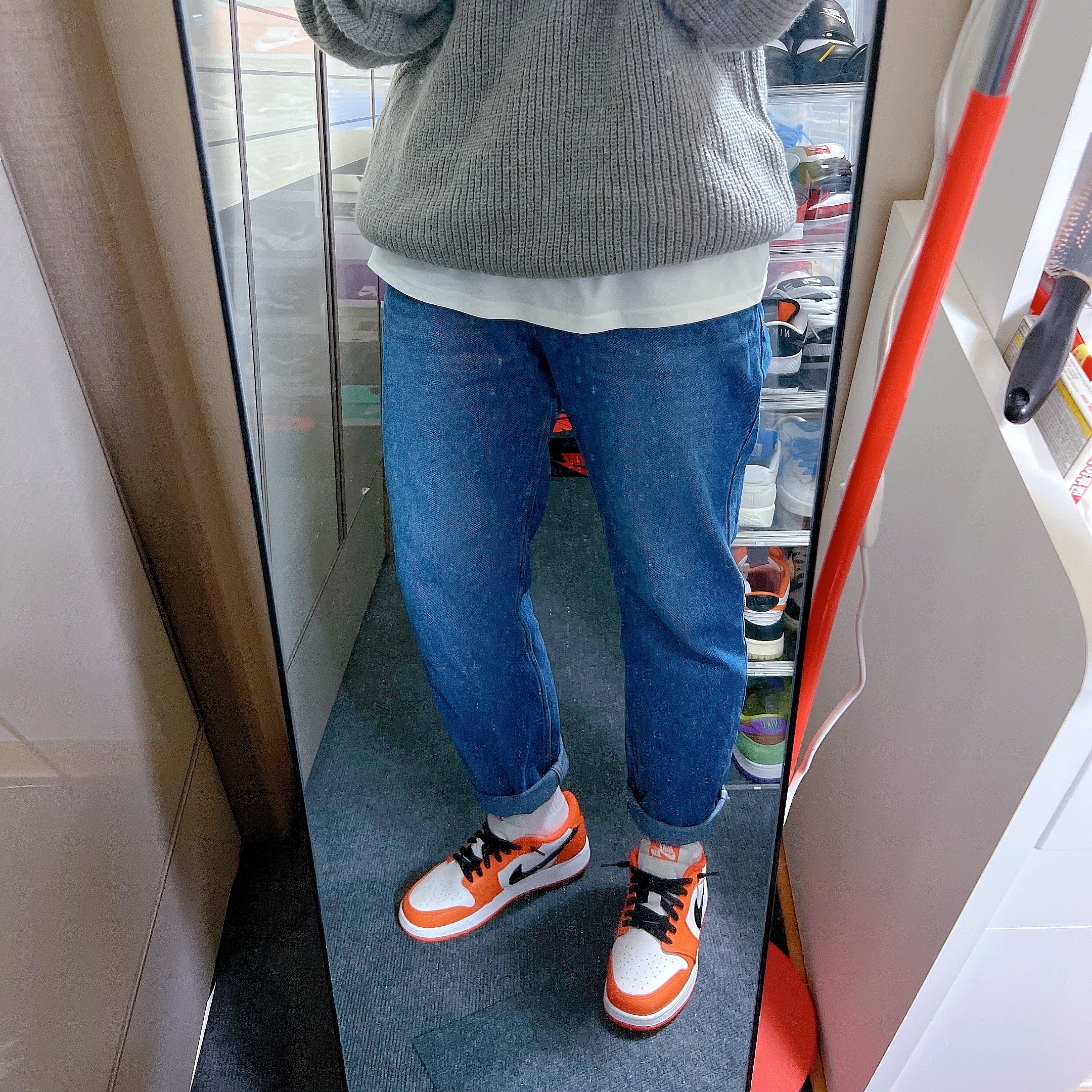 (GS) Jordan 1 Low OG Starfish 착용 스타일 - 1