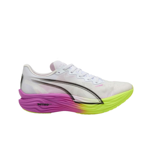 309809-05 Puma Deviate Nitro Elite 3 White Pure Magenta