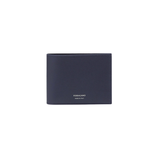 Ferragamo Classic Wallet Midnight Blue Black