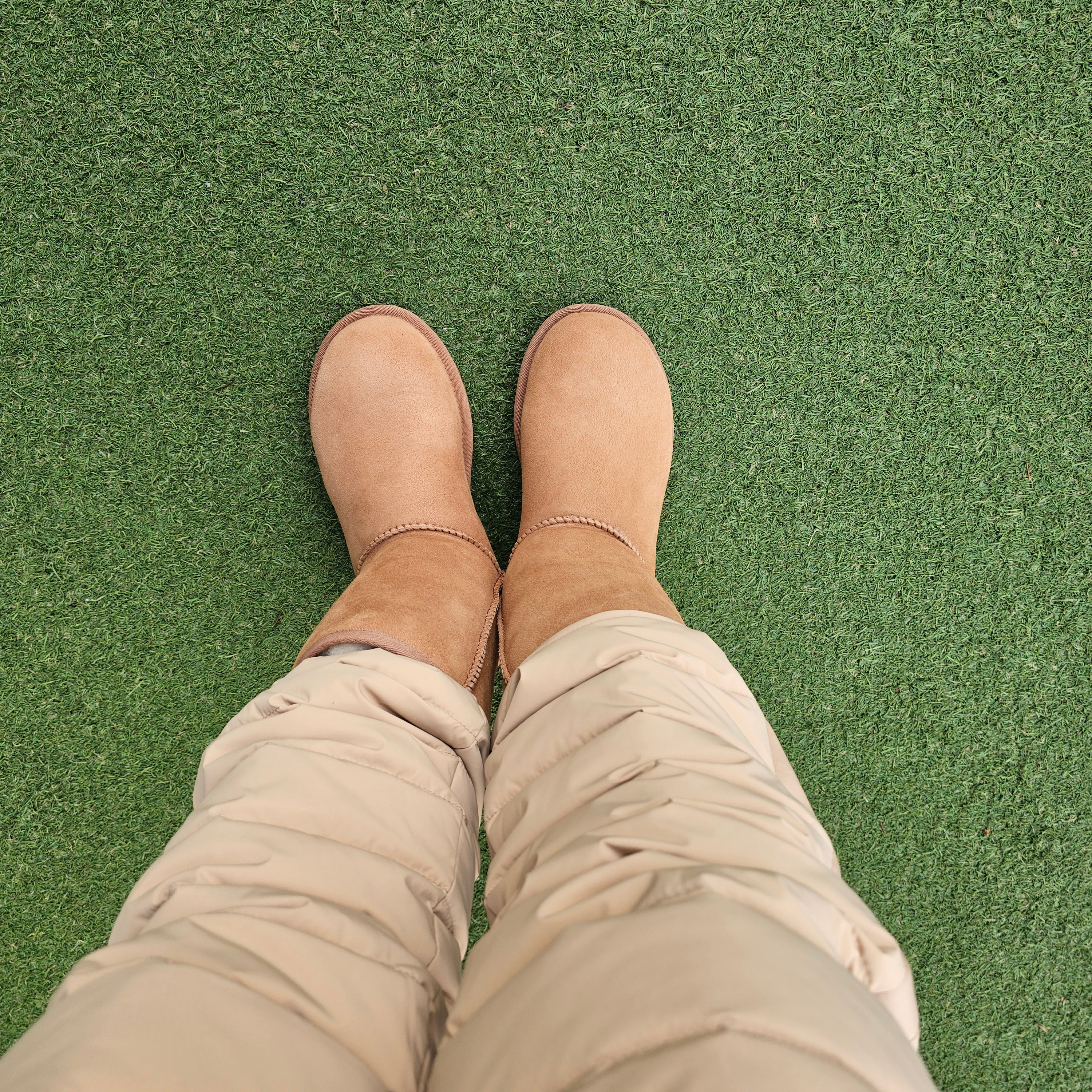 (W) UGG Classic Short II Boots Chestnut 착용 스타일