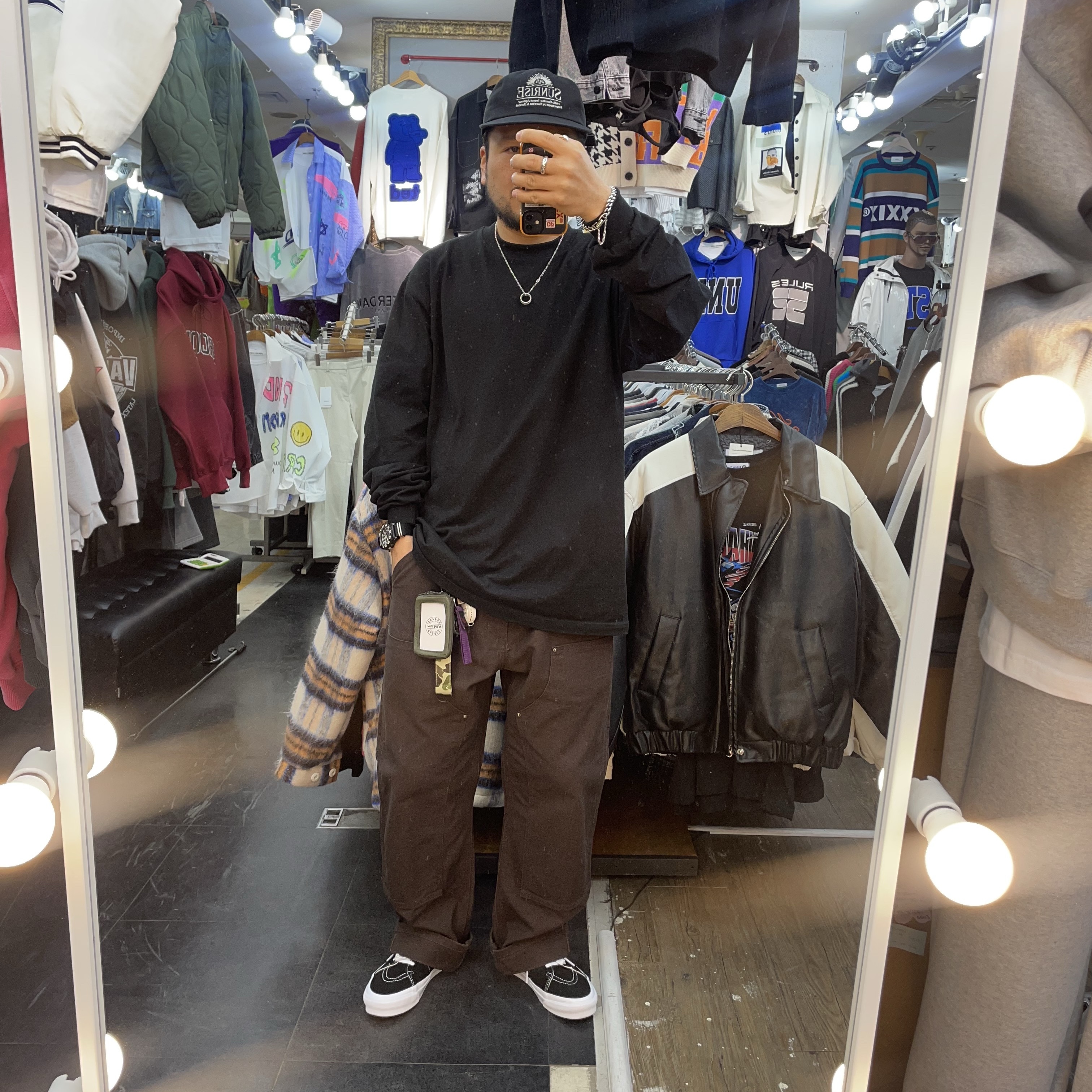 Vans Vault OG Old Skool LX Black 착용 스타일