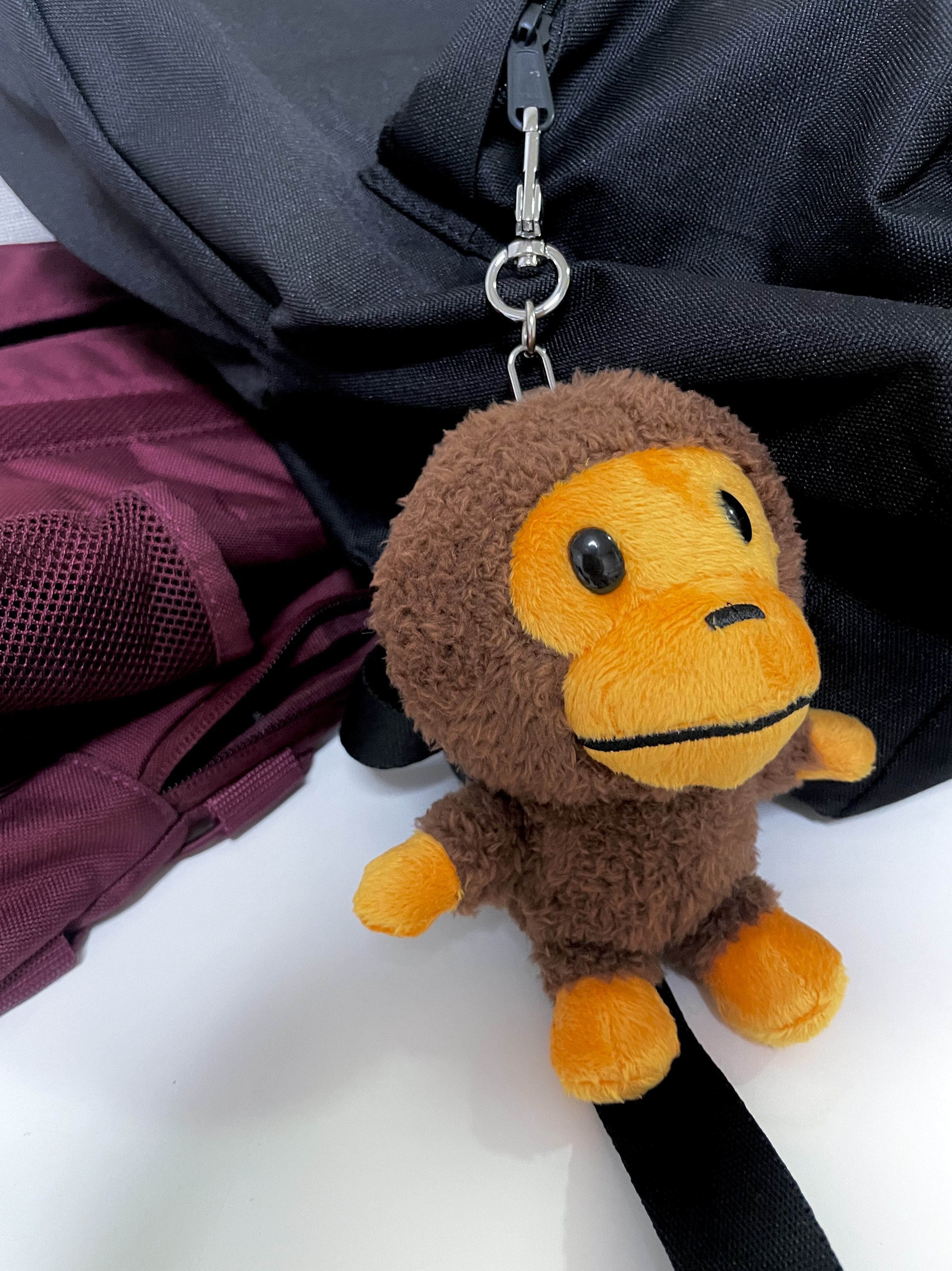 BAPE Baby Milo Plush Doll Key Chain 12cm Brown, Nike Hayward 2.0 Backpack 26L Dark Beetroot White 착용 스타일