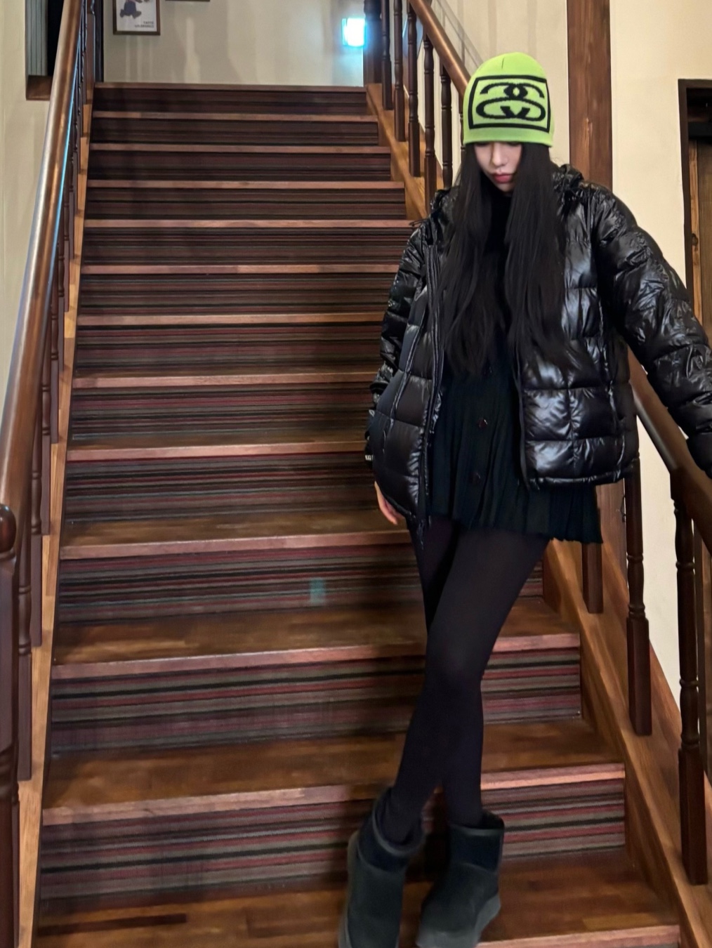 Palace Microlite Jacket Black - 24FW, Arc'teryx Cerium Hoody Whiteout 착용 스타일 - 5