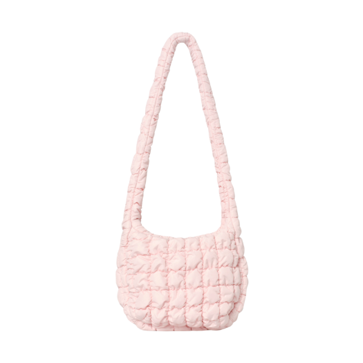 COS Quilted Messenger Bag Light Pink