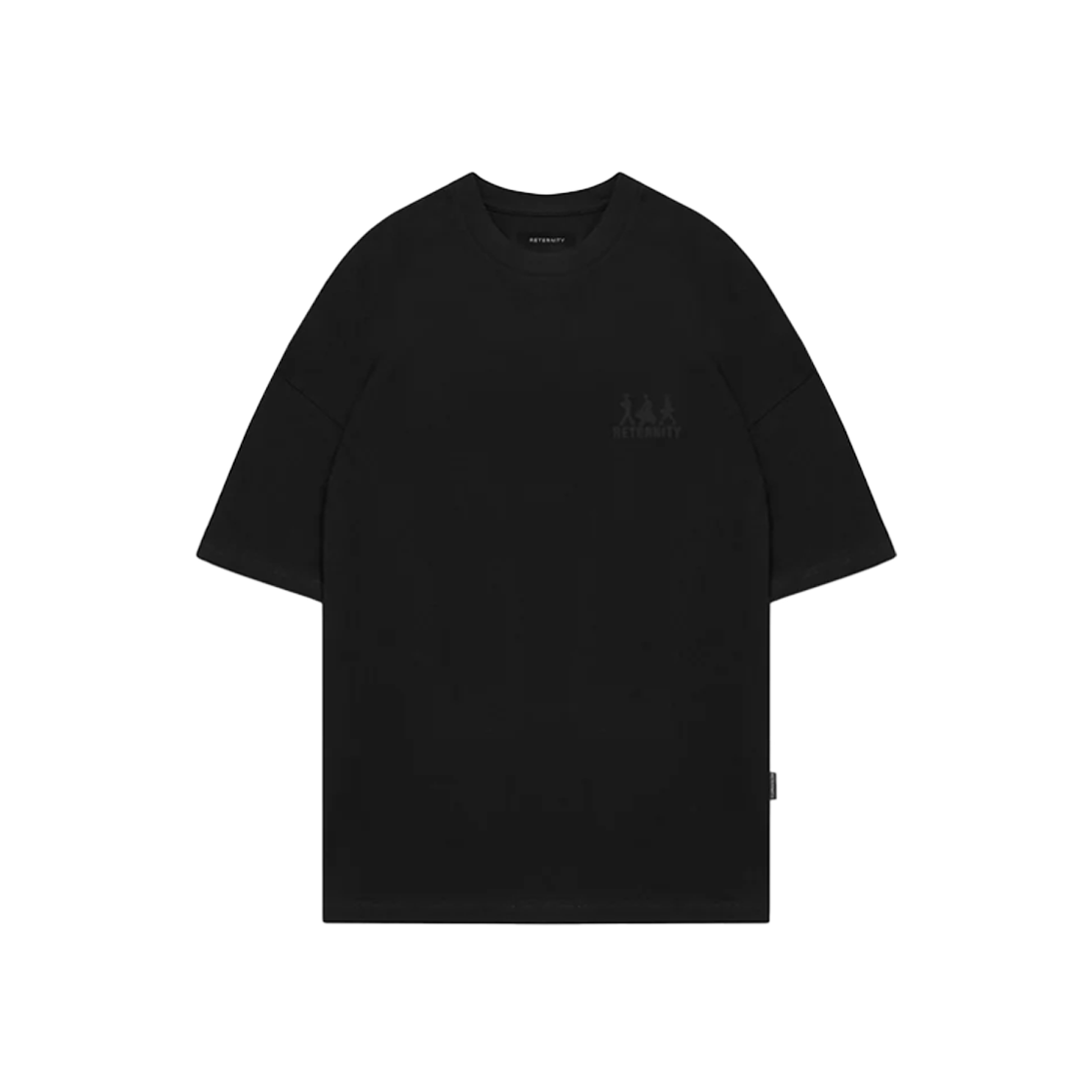 리터니티 크리에이티브 디파트먼트 로고 티셔츠 블랙 - 25SS(Reternity Creative Dept Logo T-Shirt Black - 25SS)