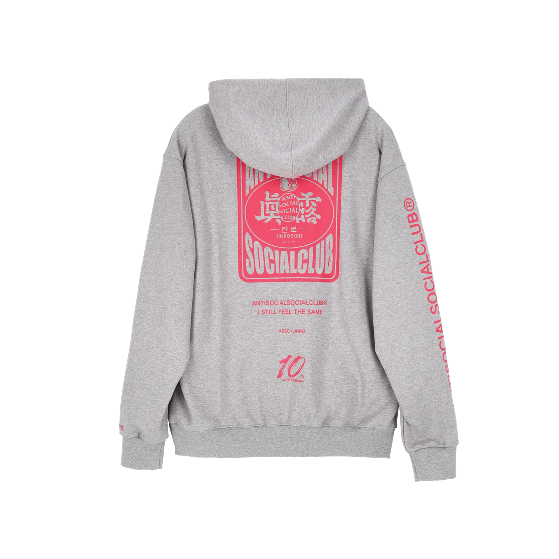 ★ ANTI SOCIAL SOCIAL CLUB★ Four glasses of soju TI24C0700 Anti Social Social Club x Jinro Four Glass of Soju Hooded