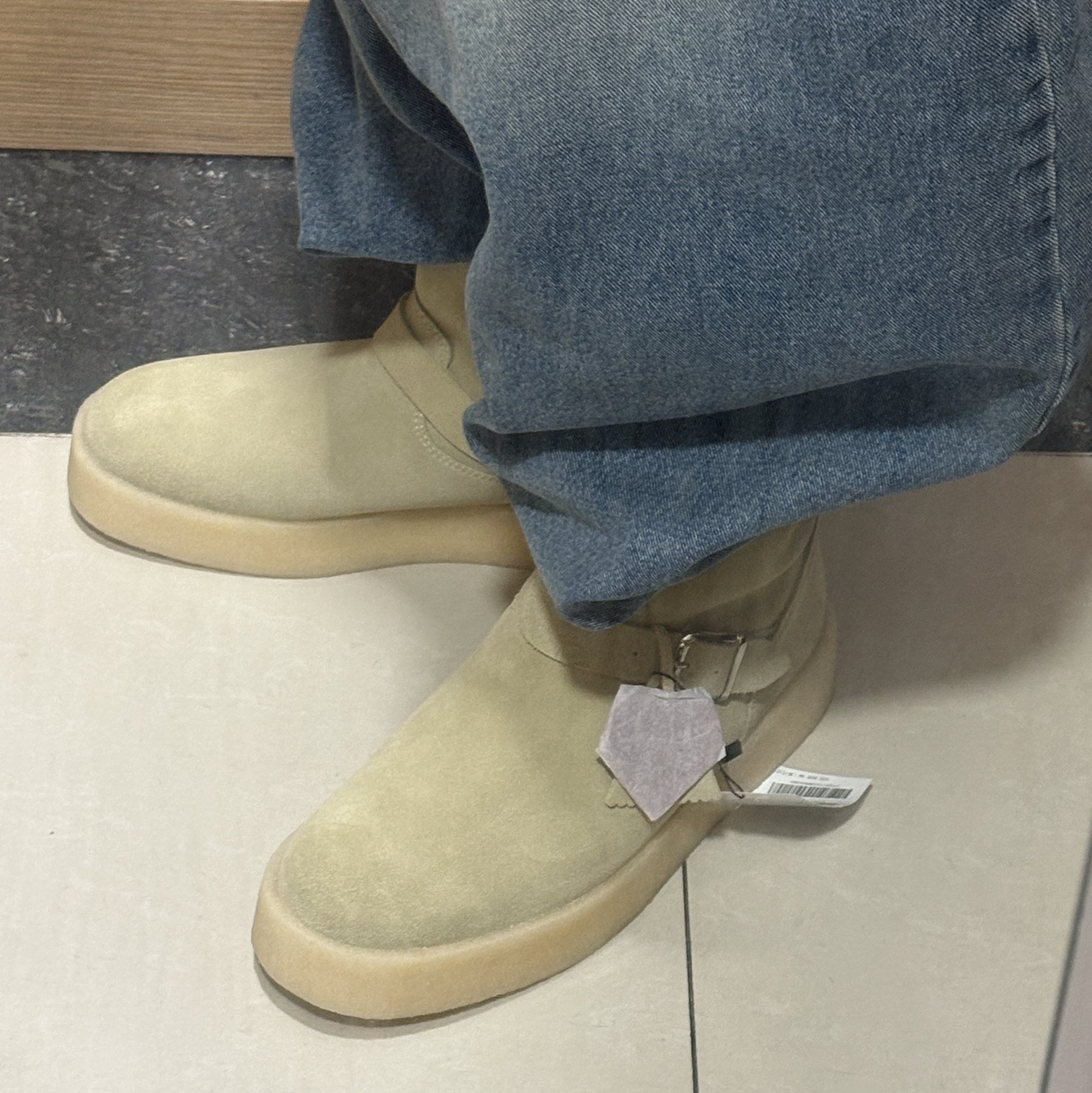 Clarks x Human Made Desert Made Beige, Clarks Wallabee Maple Suede 착용 스타일 - 3