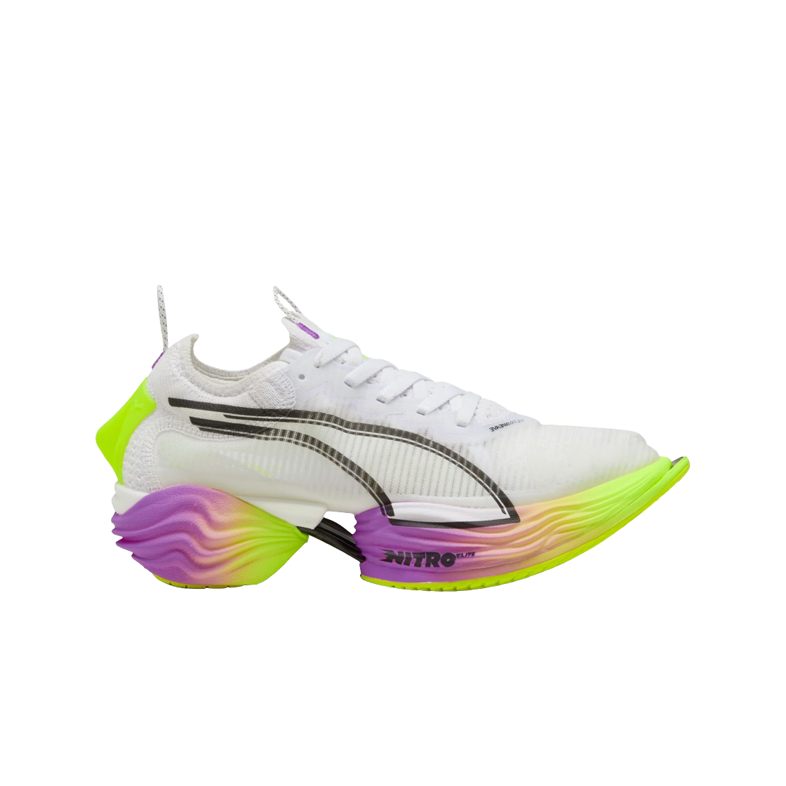 (W) 푸마 패스트 R 나이트로 엘리트 2 화이트 퓨어 마젠타((W) Puma Fast-R Nitro Elite 2 White Pure Magenta)