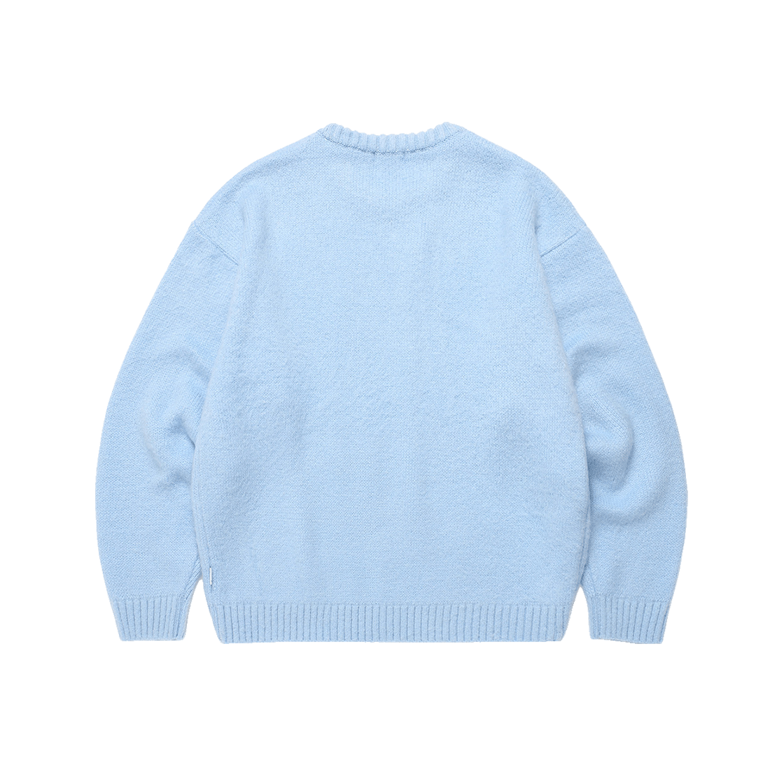 카비시 브러쉬 셀러 로고 니트 크루넥 블루(CAVISH Brushed Seller Logo Knit Crewneck Blue) - 2