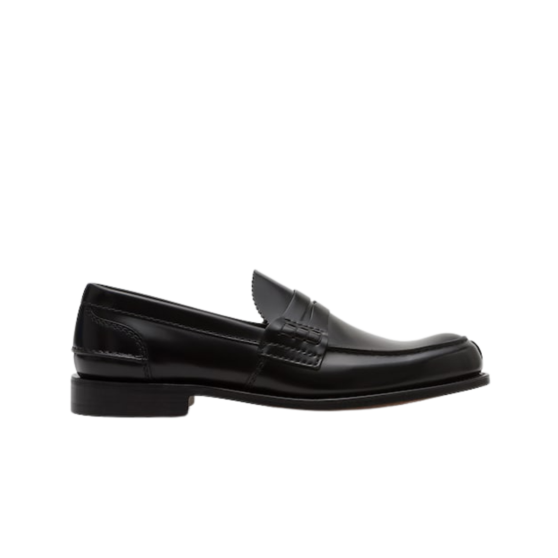 처치스 펨브레이 북바인더 퓨메 페니 로퍼 블랙(Church's Pembrey Bookbinder Fume Penny Loafer Black)
