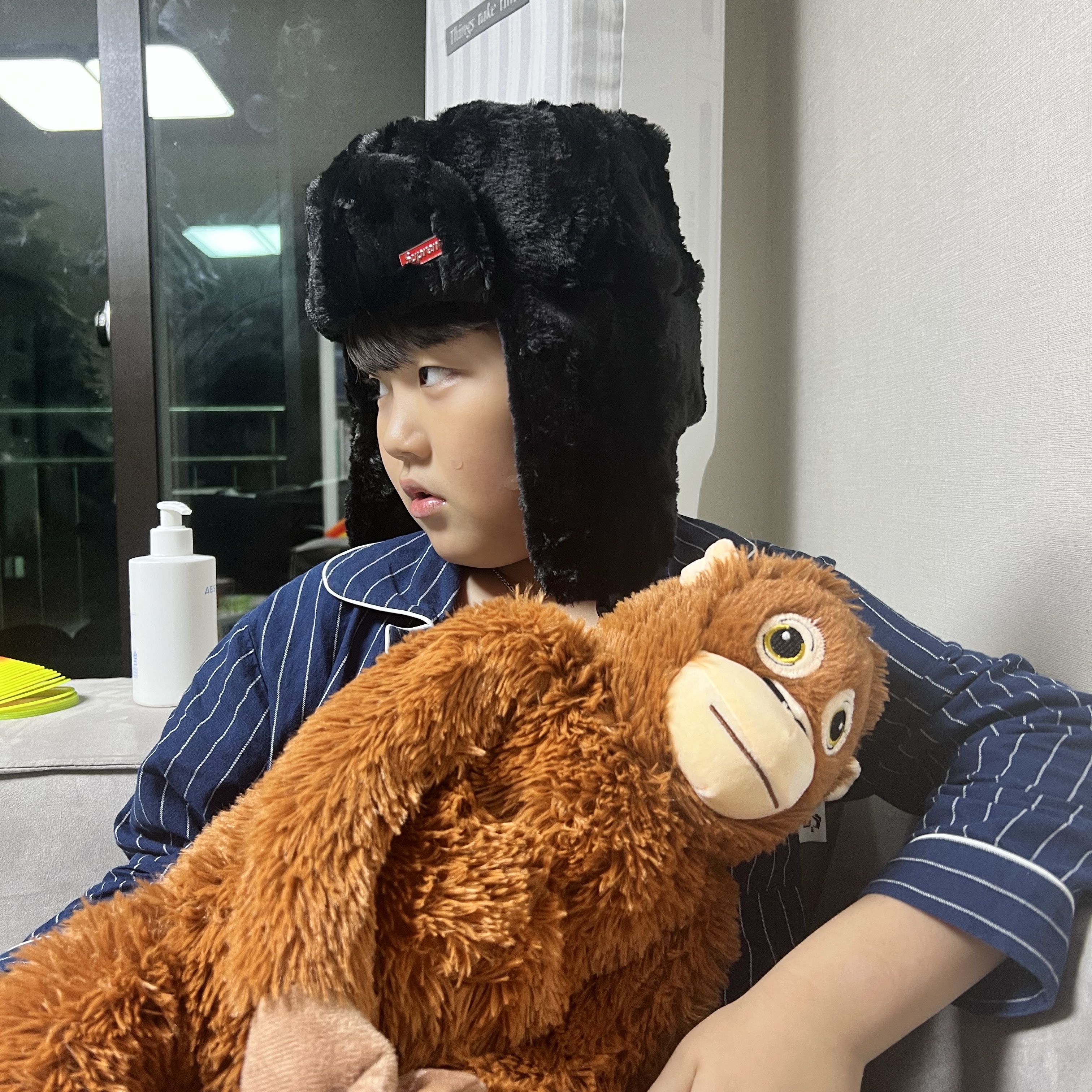 Supreme Ushanka Hat Black - 24FW 착용 스타일 - 3