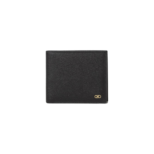 Ferragamo Gancini Bi-Fold Wallet Black