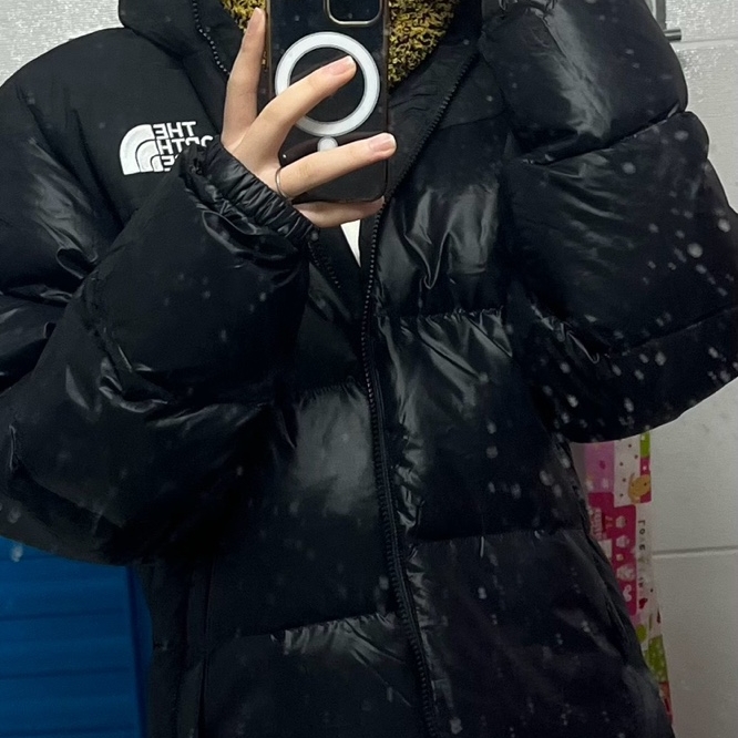 The North Face On Ball Jacket Black 착용 스타일